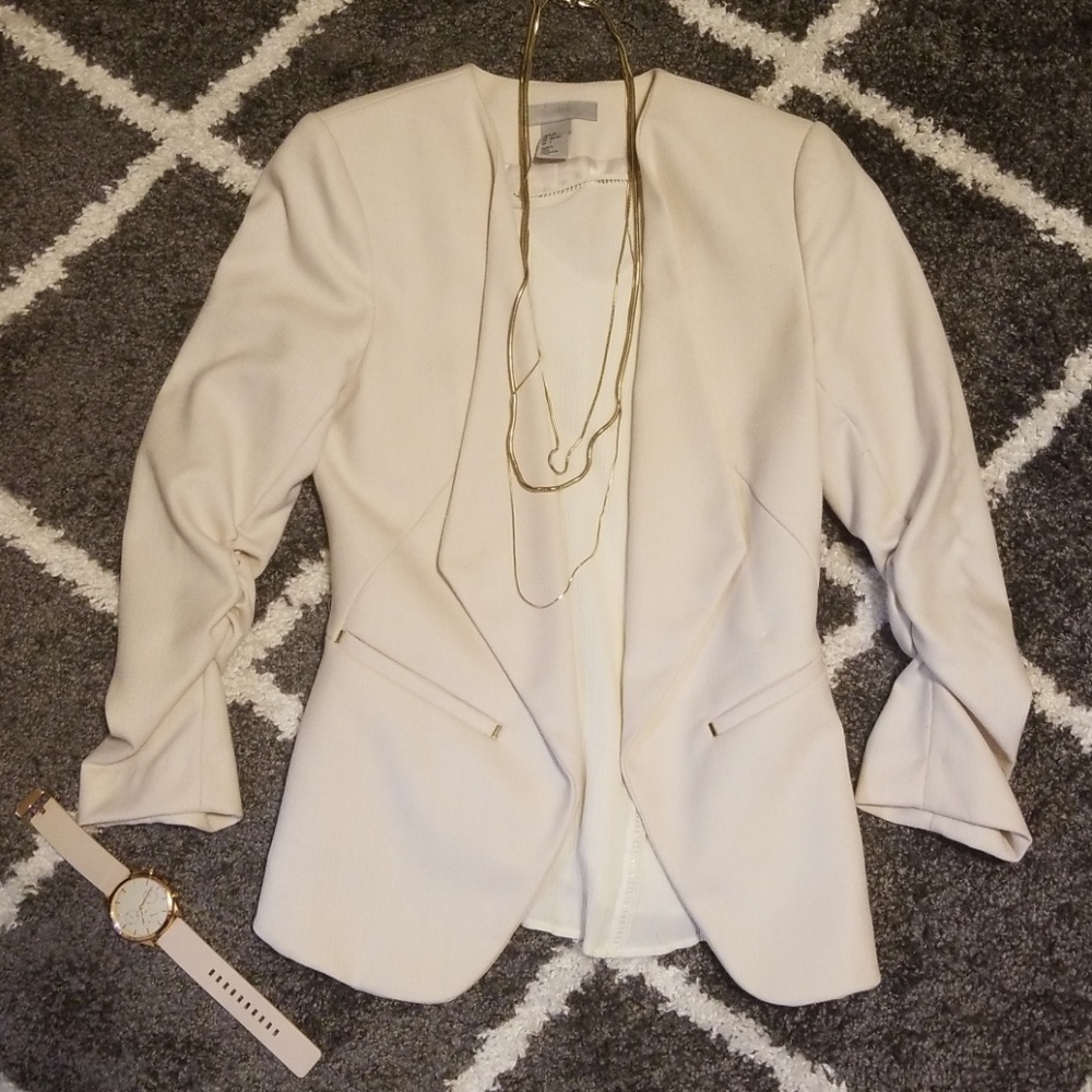 H&M Cream Blazer